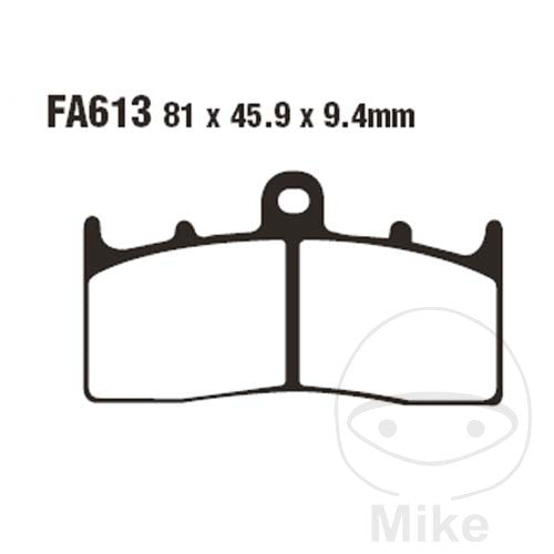 FA613 HH EBC Double-H Sintered Brake Pads