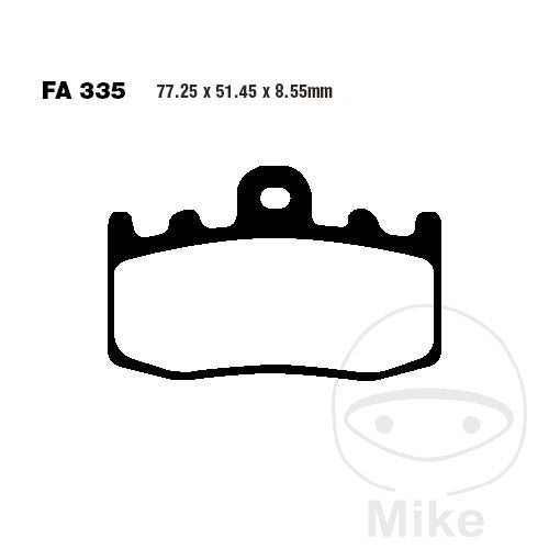 FA335 HH EBC Double-H Sintered Brake Pads