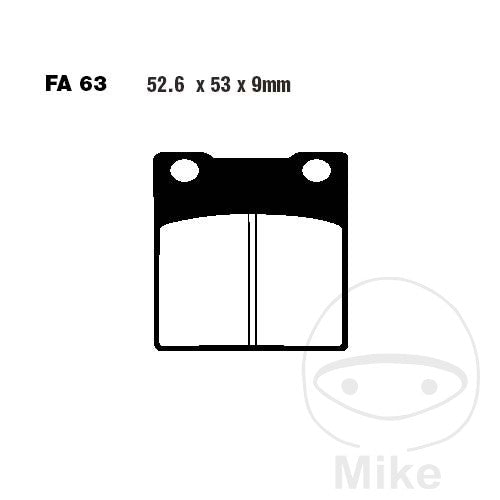 FA063 HH EBC Double-H Sintered Brake Pads