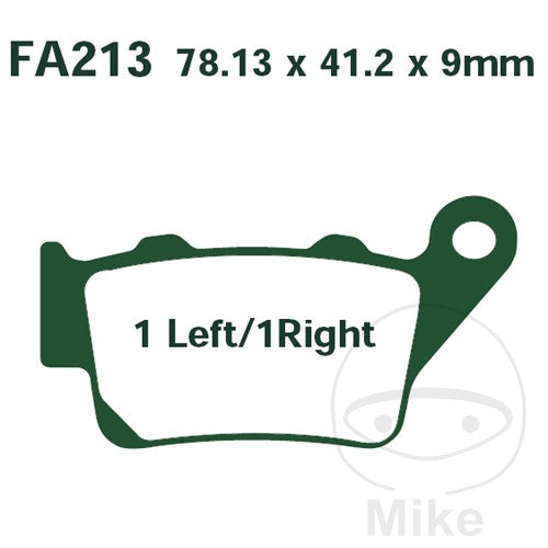 FA213 HH EBC Double-H Sintered Brake Pads
