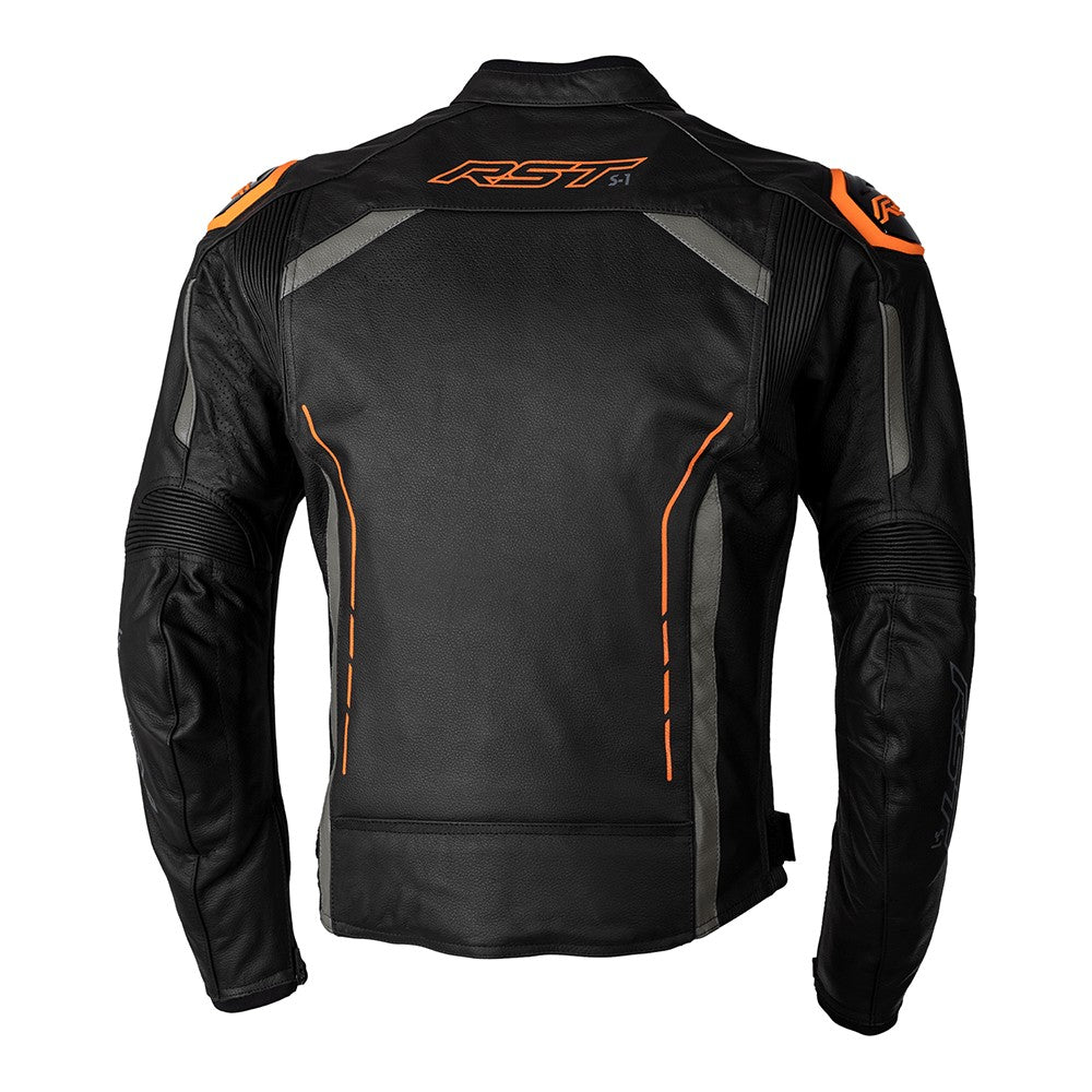 RST S1 Leather Jacket Orange