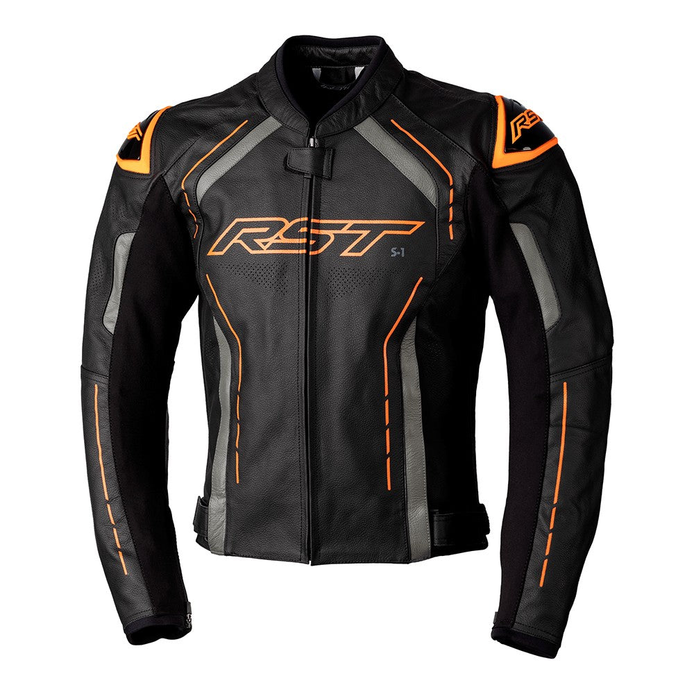 RST S1 Leather Jacket Orange