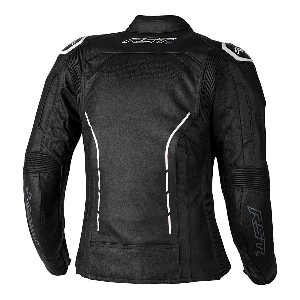 RST S1 Ladies Leather Jacket White