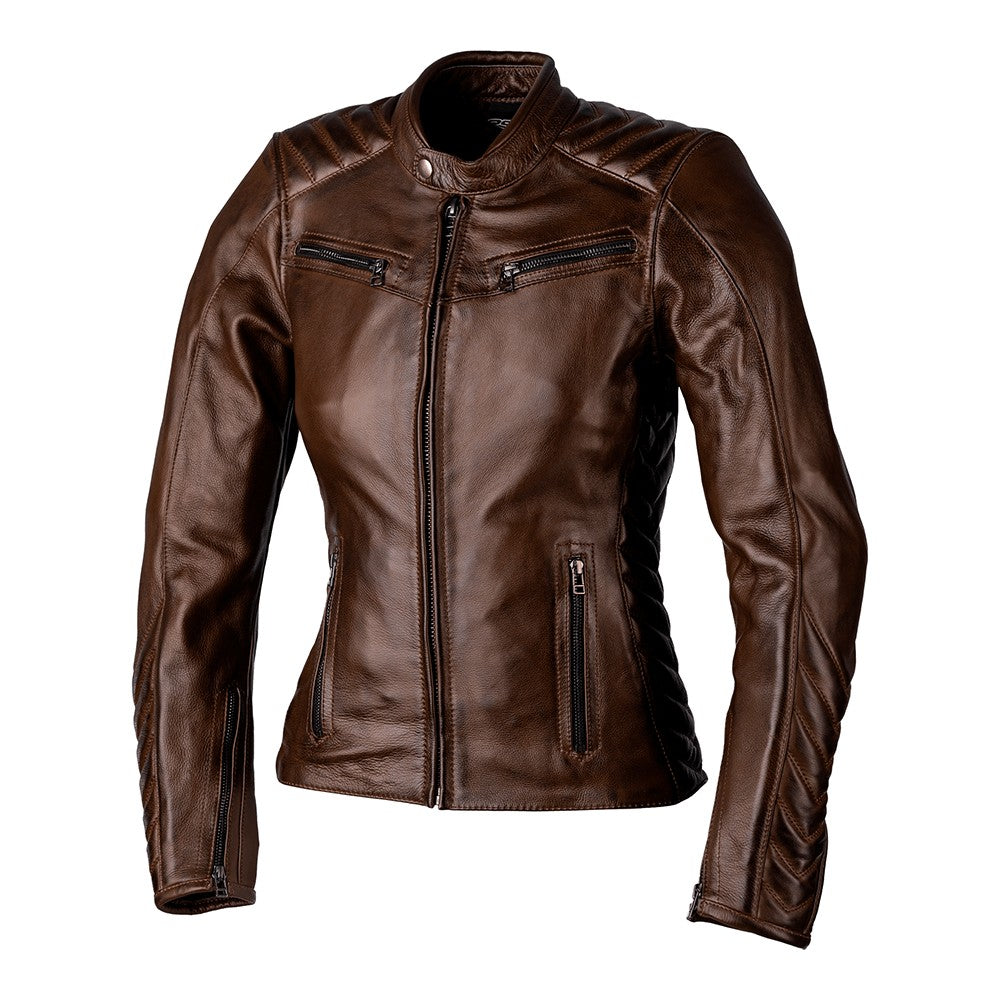 RST Roadster 3 Ladies Leather Jacket Brown
