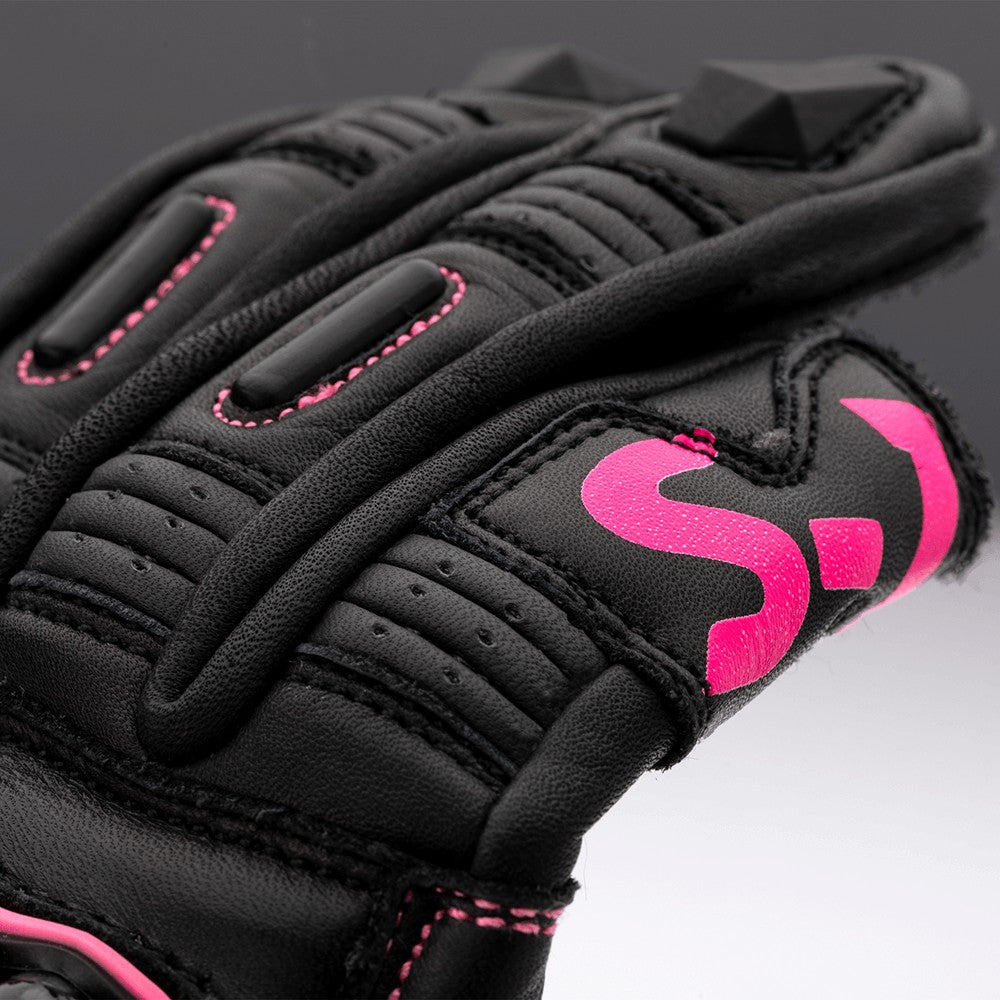 RST S1 Ladies Gloves Black Neon Pink