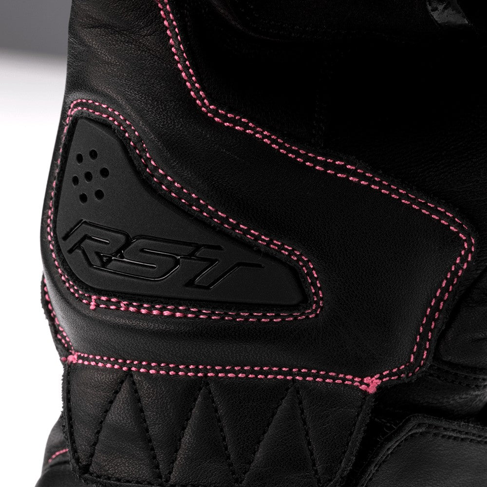 RST S1 Ladies Gloves Black Neon Pink