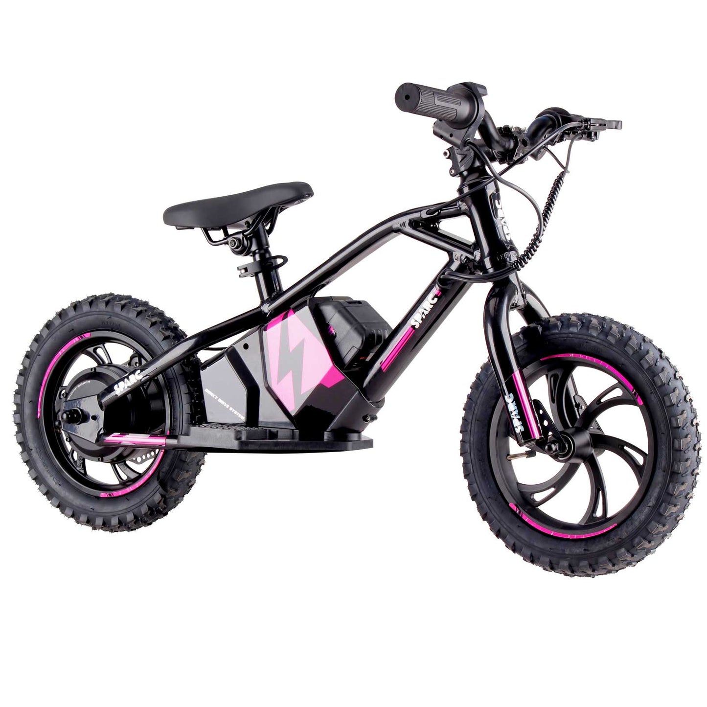 12 Inch Kids Electric Balance Bike Pink 250w
