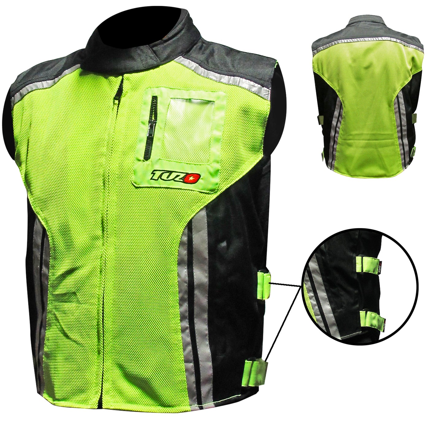 Tuzo 509 Elasticated Hi-Viz Vest