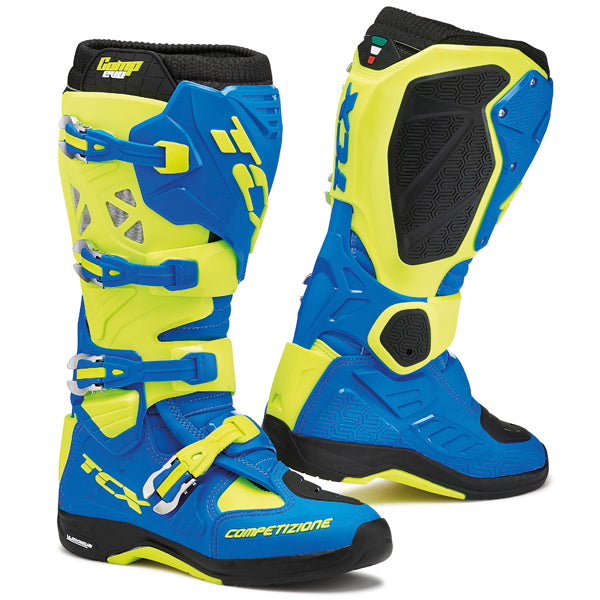 TCX Comp Evo 2 Michelin Boots Blue Yellow