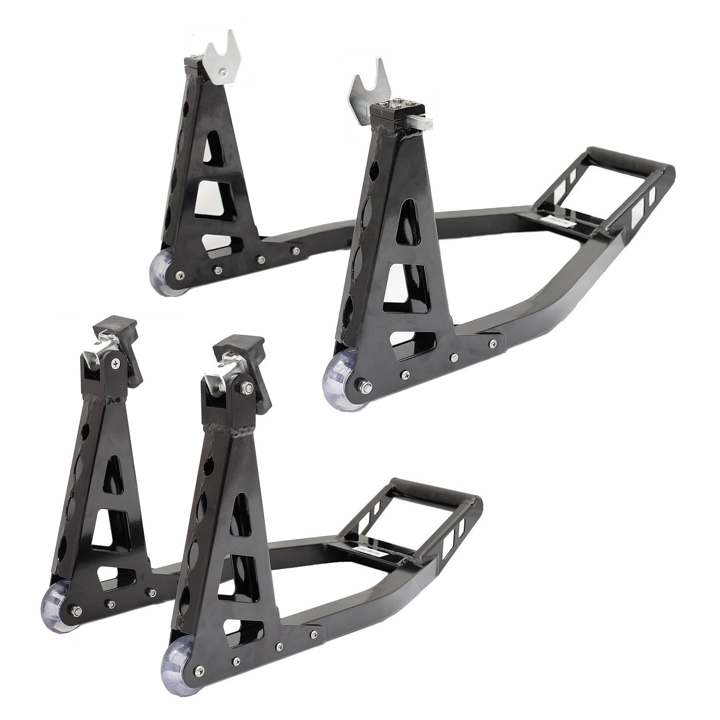 Pair Black Alloy Paddockstands