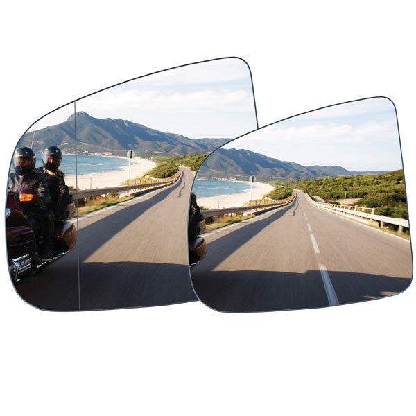Honda GL1800 2001 on MFW Right Hand Safe Blind Spot Mirror Lens Blue Tint