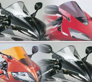 YZF-R6 03-05 Dark Tint Double Bubble Airflow Screen