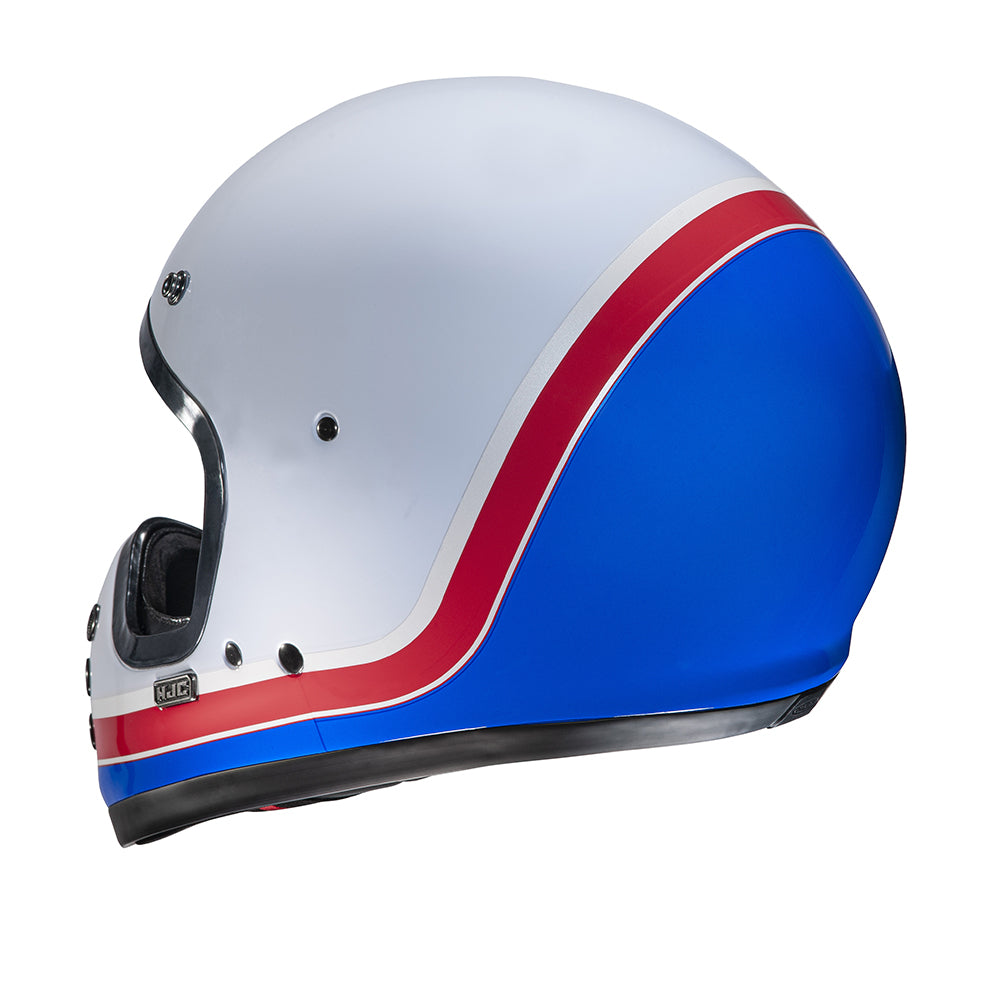 HJC V60 Scoby MC21 White Red Blue Full Face Helmet