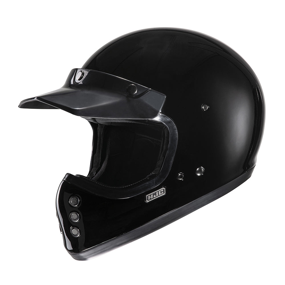 HJC V60 Plain Black Full Face Helmet