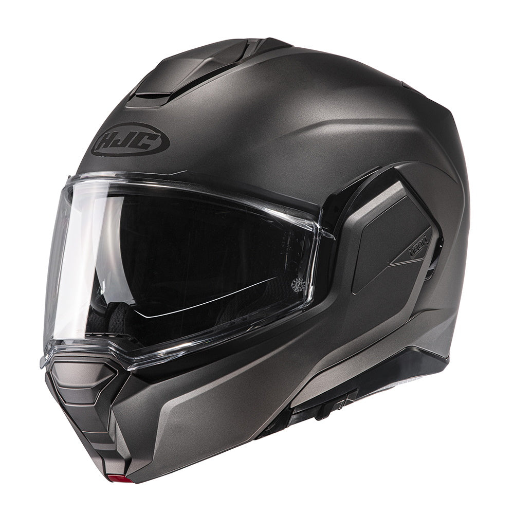 HJC I100 Semi Flat Titanium Flip Front Helmet