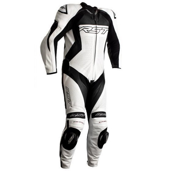 RST Tractech Evo Youth Leather Suit Black White