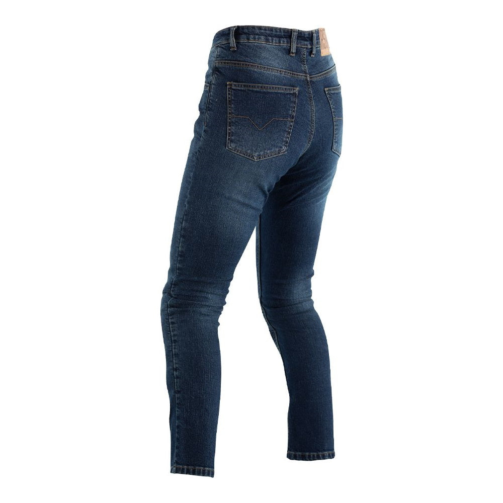 RST X-Kevlar Tapered-Fit Ladies Jean Mid Blue Denim