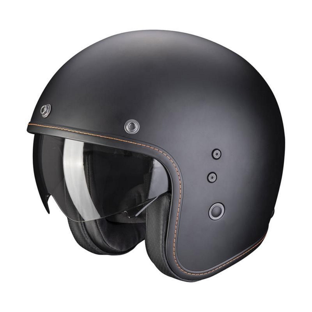 Scorpion Belfast Evo Matt Black Open Face Helmet