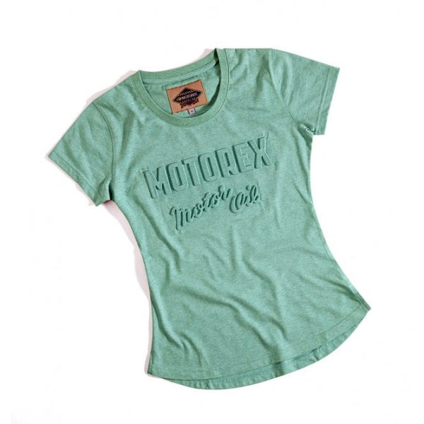 Motorex Embossed Ladies T-Shirt Green