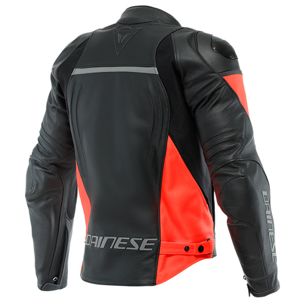 Dainese Racing 4 Leather Jacket Black Red
