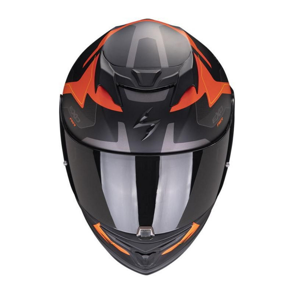 Scorpion Exo 520 Evo Full Face Helmet Elan Black Orange