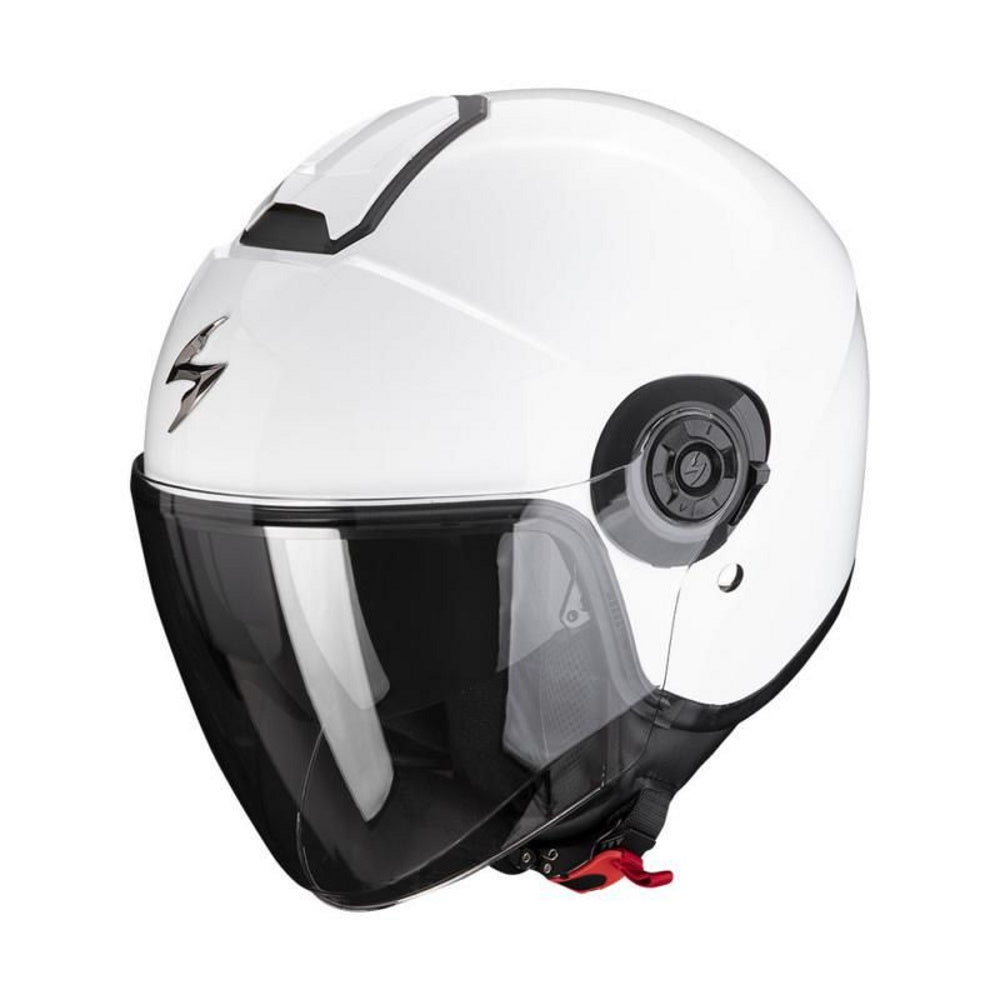Scorpion Exo-City II Open Face Helmet Gloss White