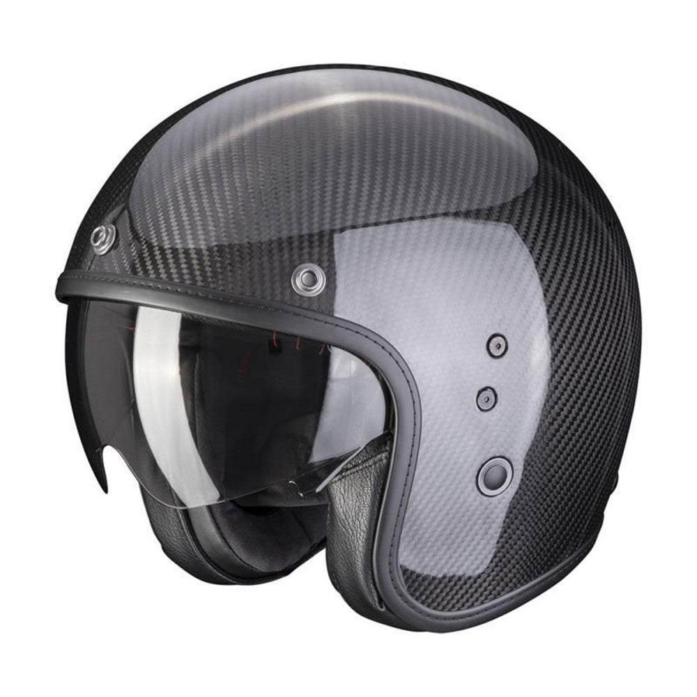 Scorpion Belfast Evo Open Face Helmet Carbon Black