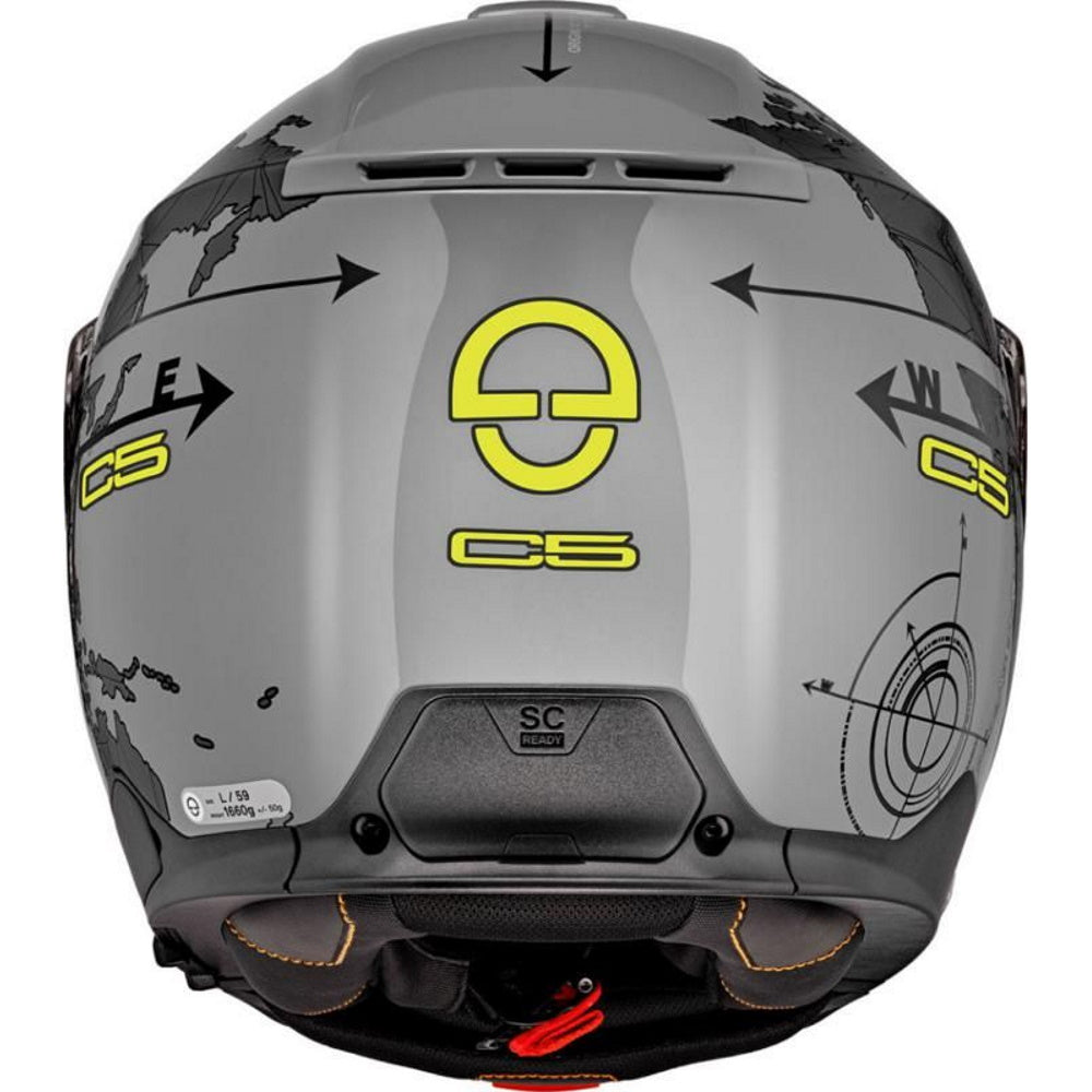 Schuberth C5 Flip Front Helmet Globe Grey