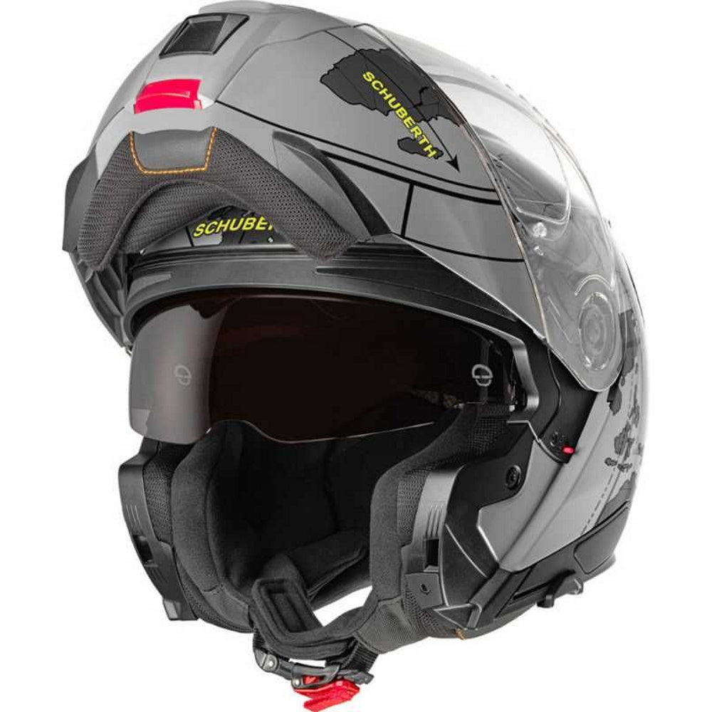 Schuberth C5 Flip Front Helmet Globe Grey