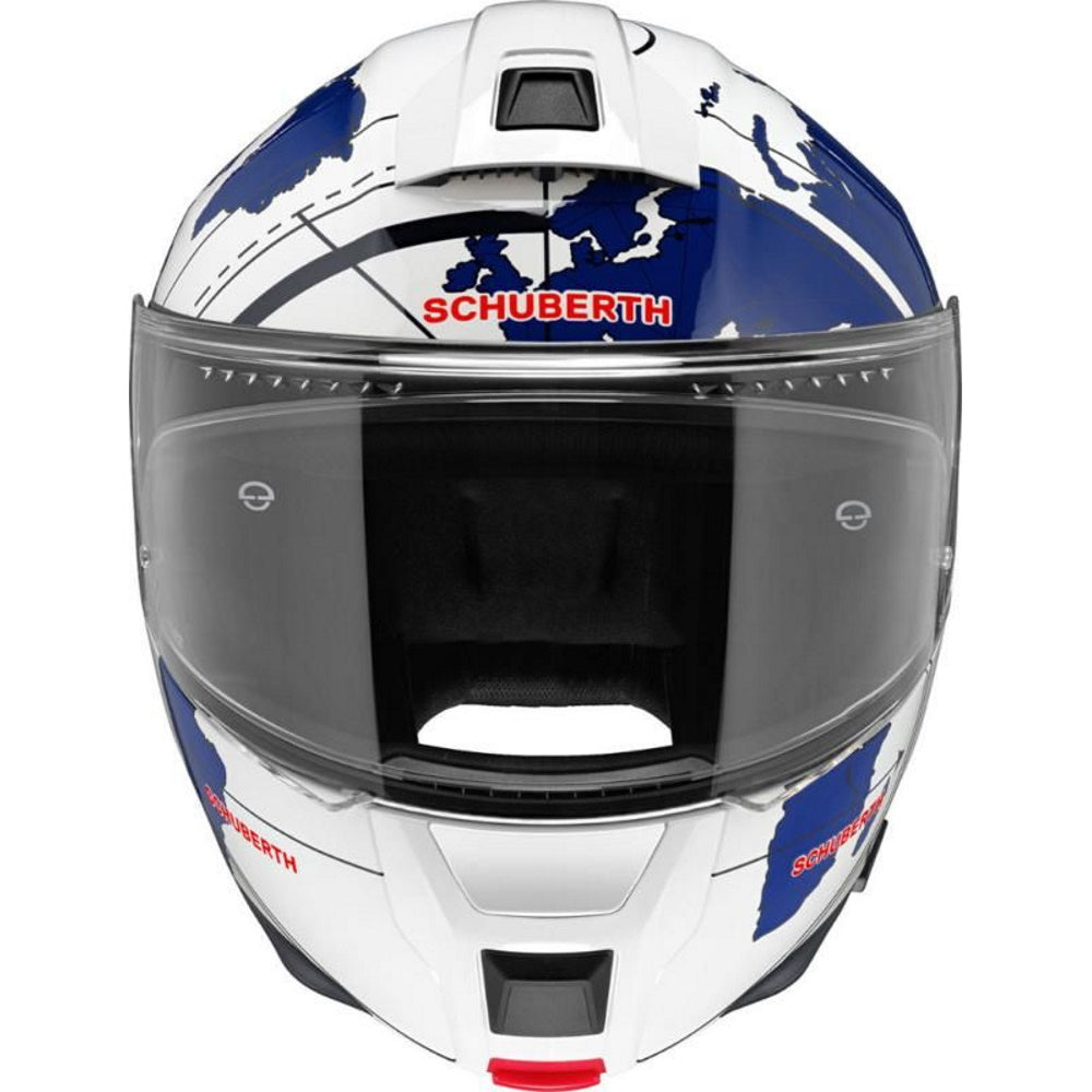 Schuberth C5 Flip Front Helmet Globe Blue