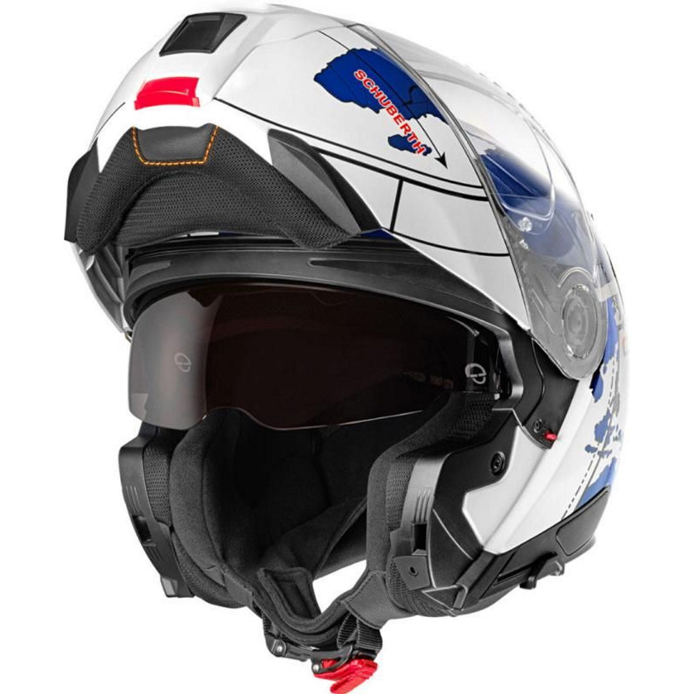 Schuberth C5 Flip Front Helmet Globe Blue