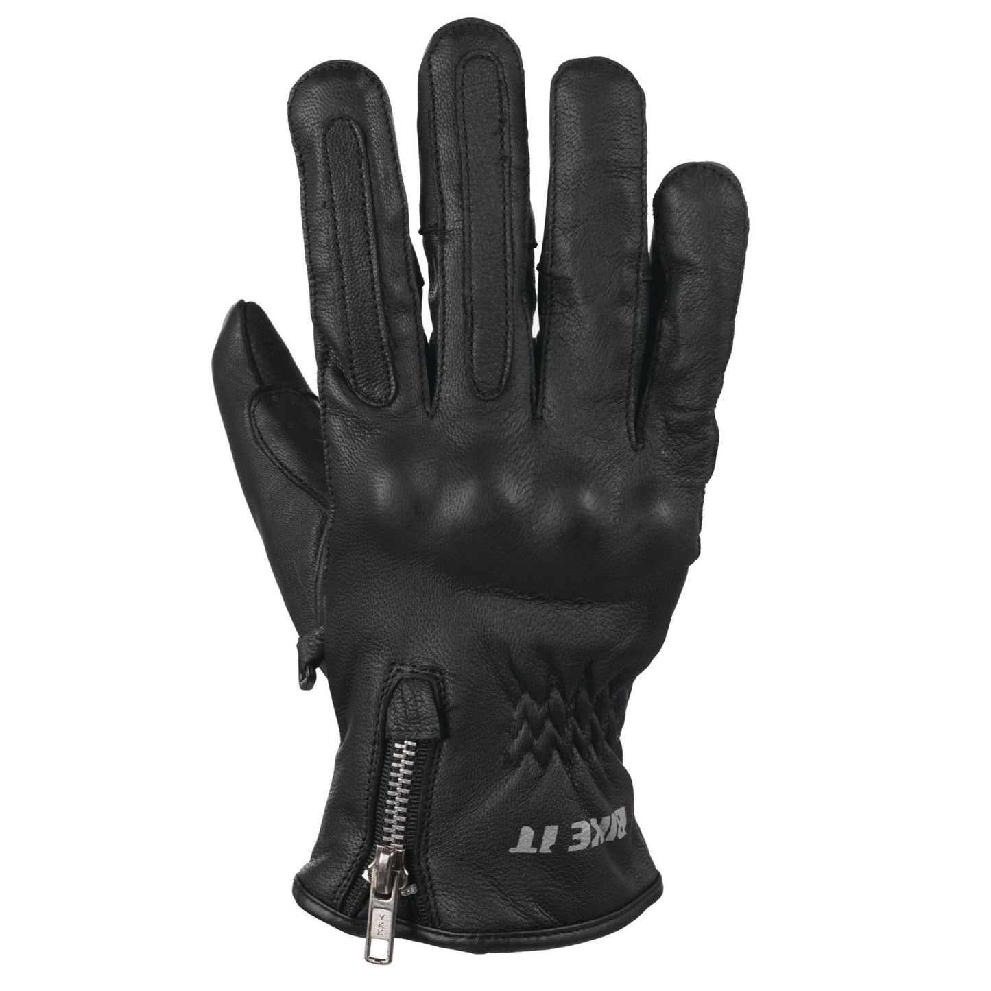 Bike It Amp Mens Leather Glove Black