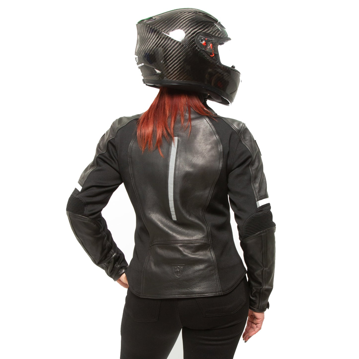 MotoGirl Fiona Black Ladies Leather Jacket