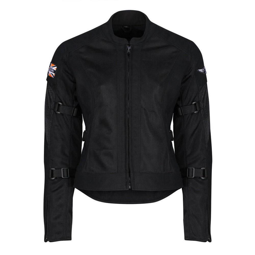 MotoGirl Jodie Textile Ladies Jacket Black