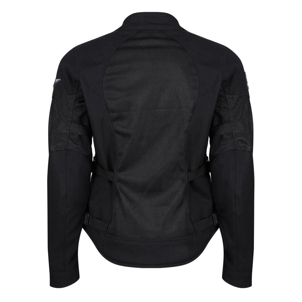 MotoGirl Jodie Textile Ladies Jacket Black