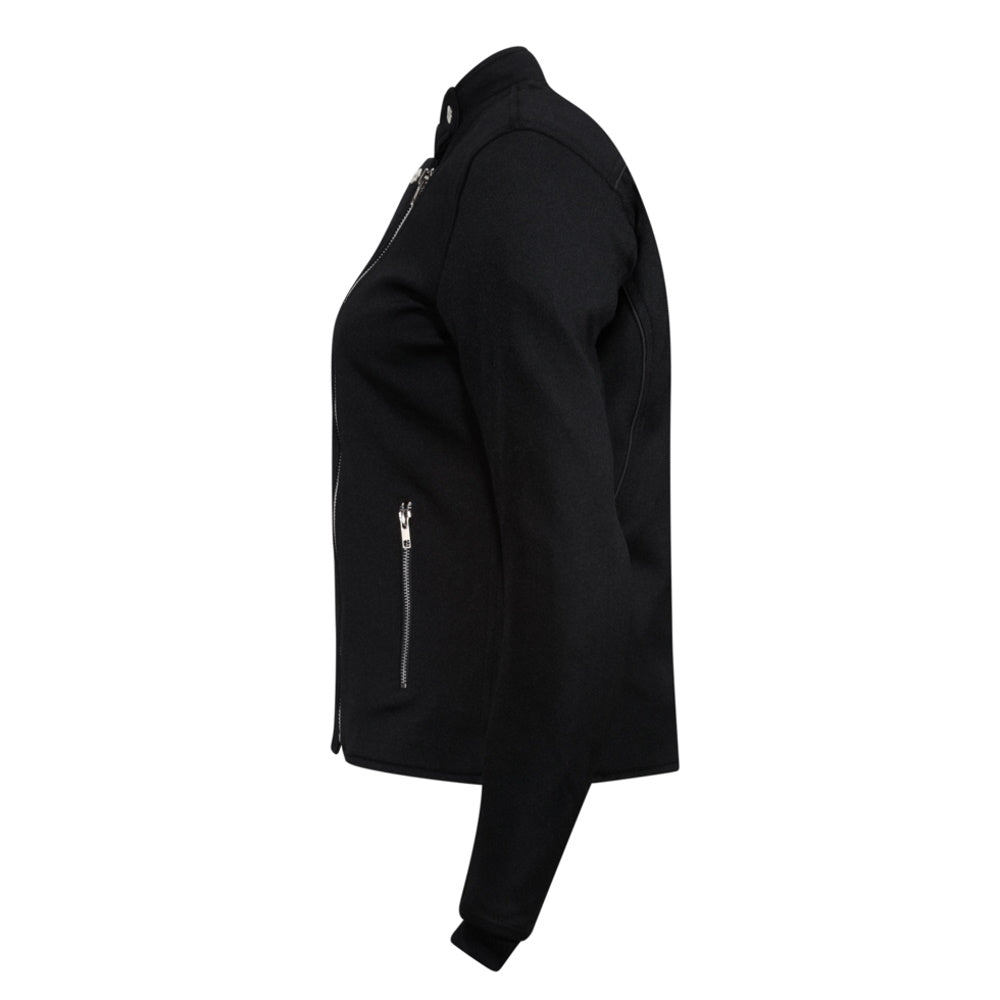 MotoGirl Sherrie Black Textile Jacket