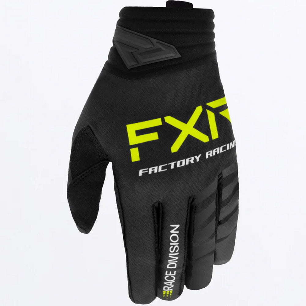 FXR Prime Motocross Glove Black Hi Vis