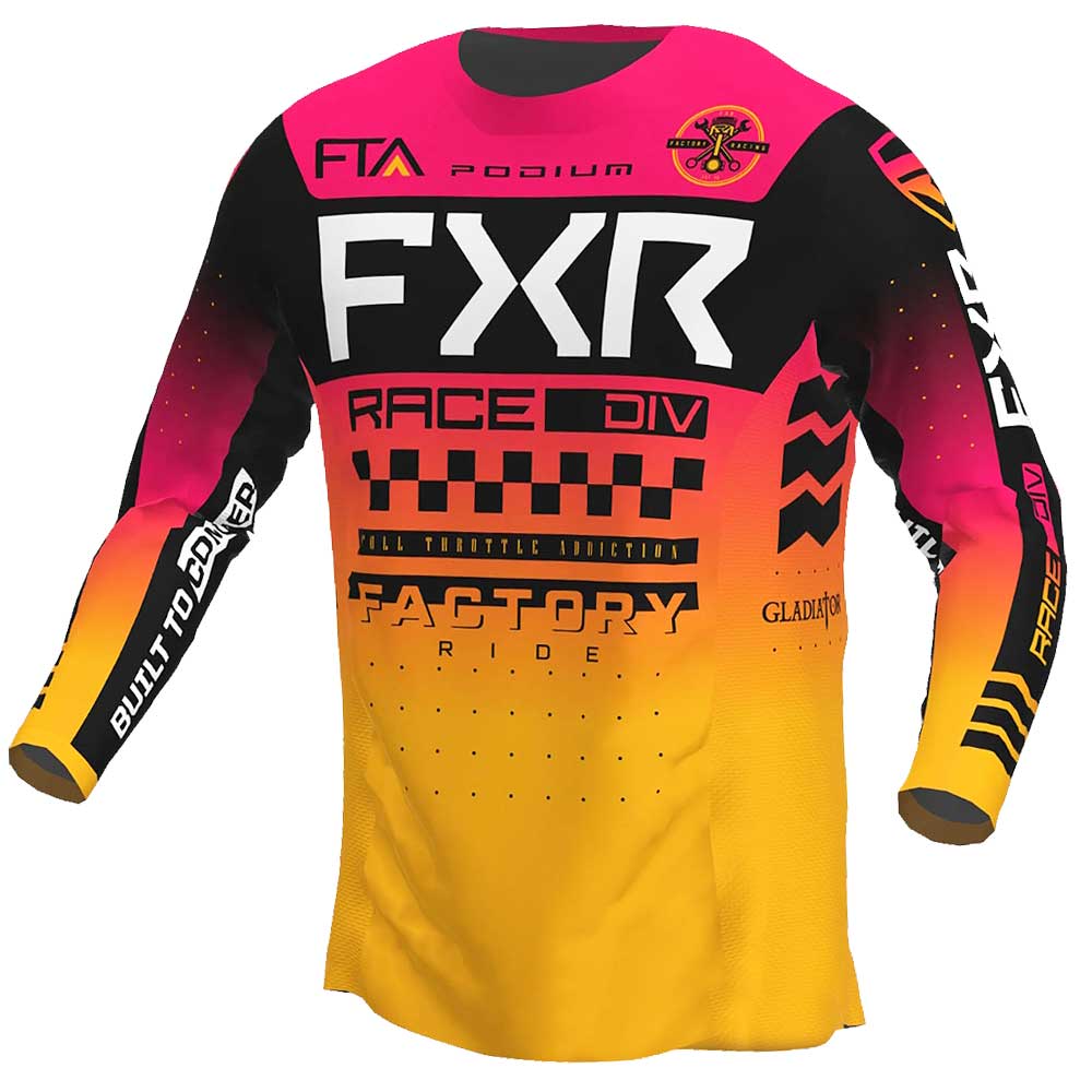 FXR Podium Gladiator Motocross Jersey 23 Mango