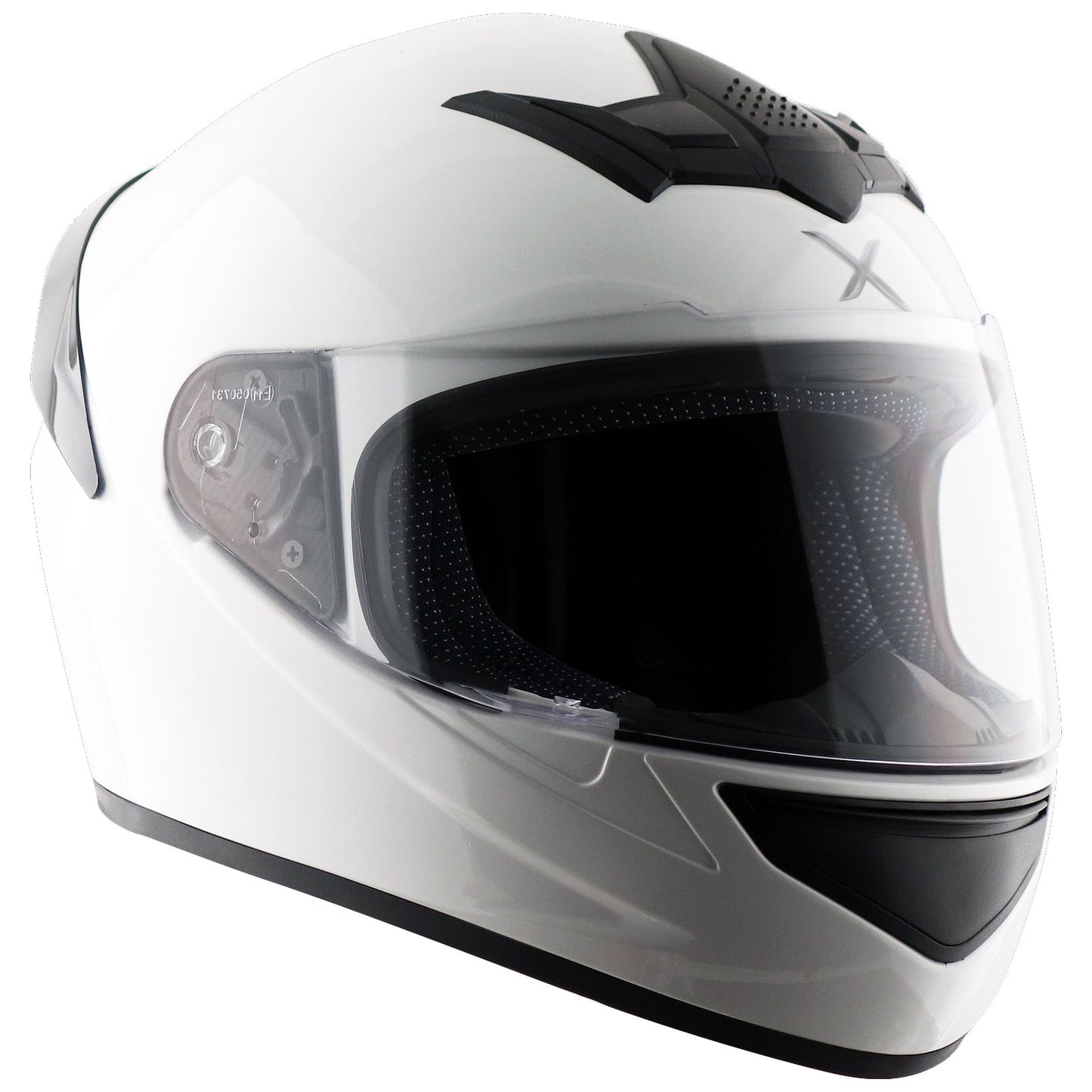 Axor Rage Solid Gloss White Full Face Helmet