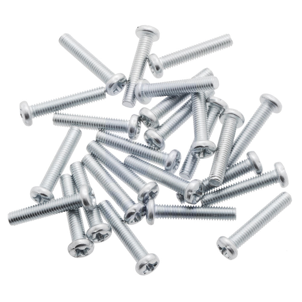 Pack of 20 3x16mm Large Pan Head Screw 0.50mm Pitch