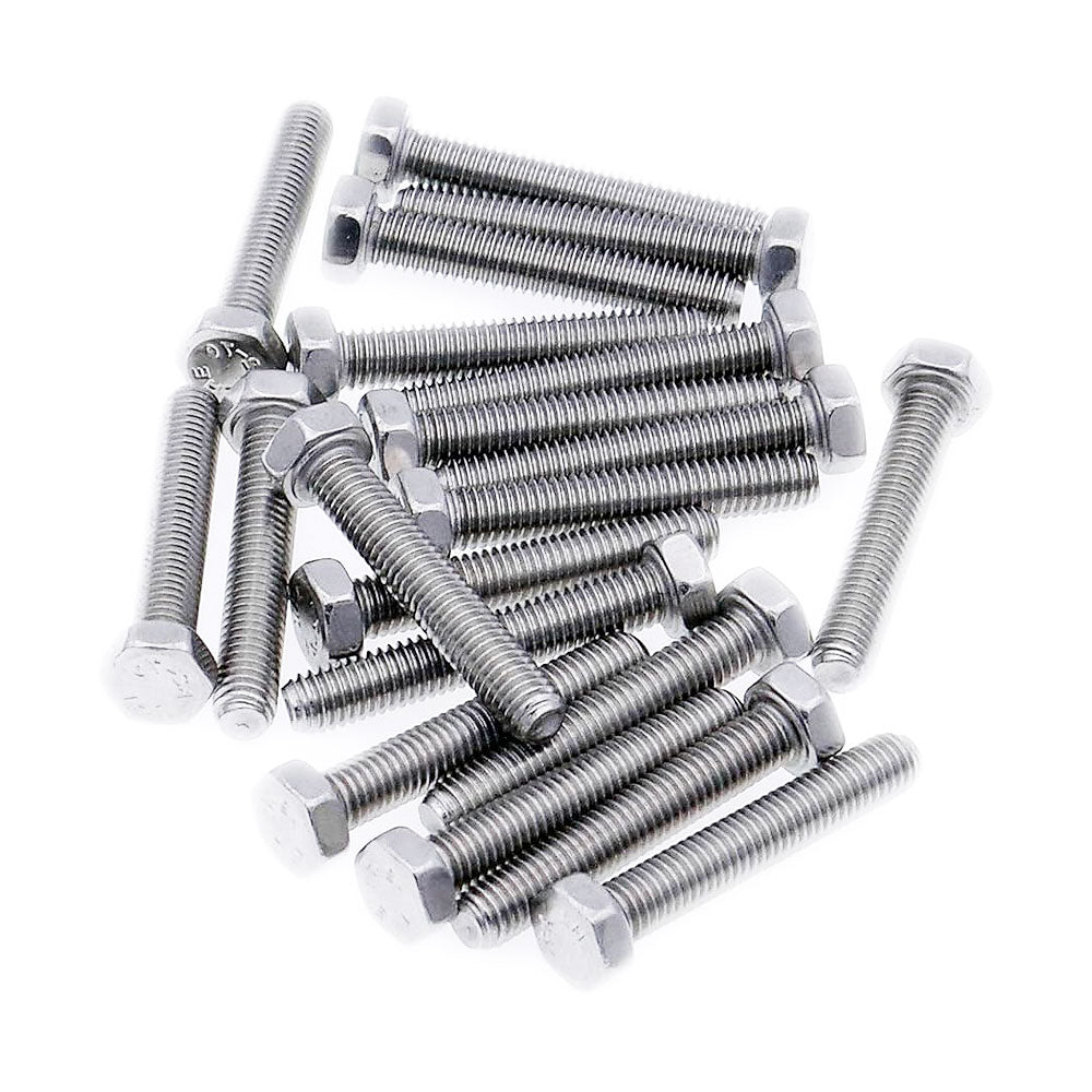 Pack of 20 Bolts Hexagon Stainless Steel 6mm x 60mm