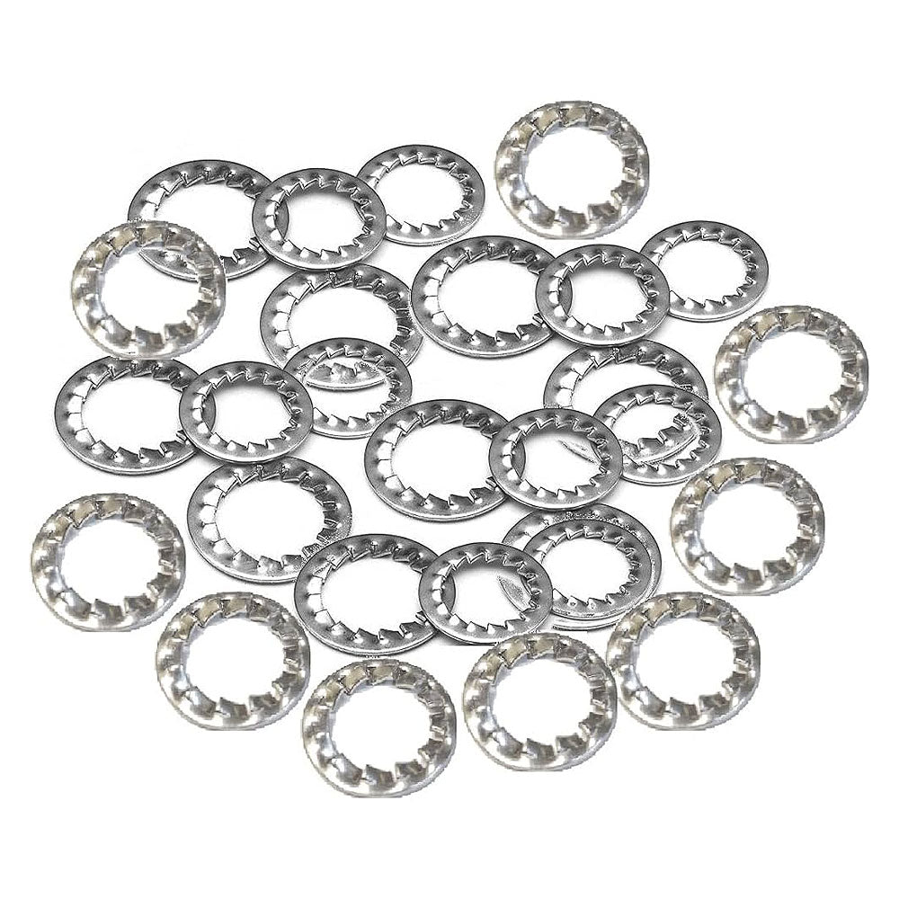 Pack of 20 Washers Crinkle Locking Stainless 16mm