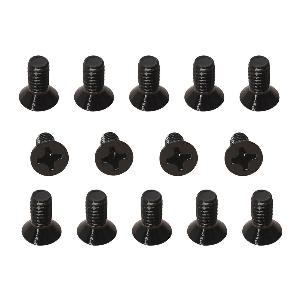 Pack of 20 4X12mm Black Countersunk Screws 0.70mm Pitch