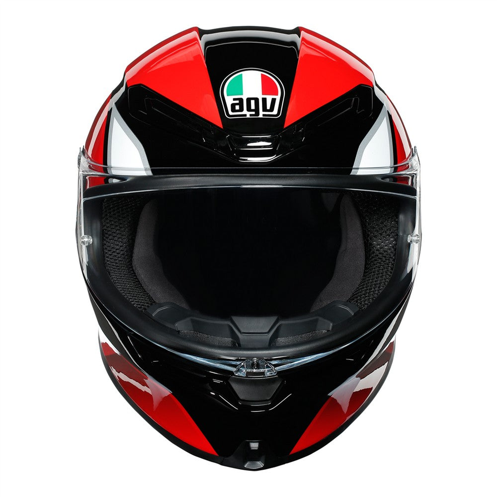 AGV K6 Hyphen Black Red White Full Face Helmet