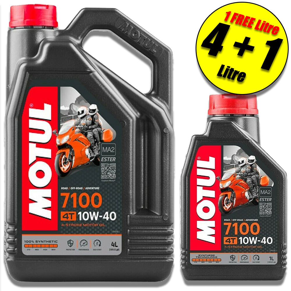 Motul 7100 10w40 4T 4L + 1L Free