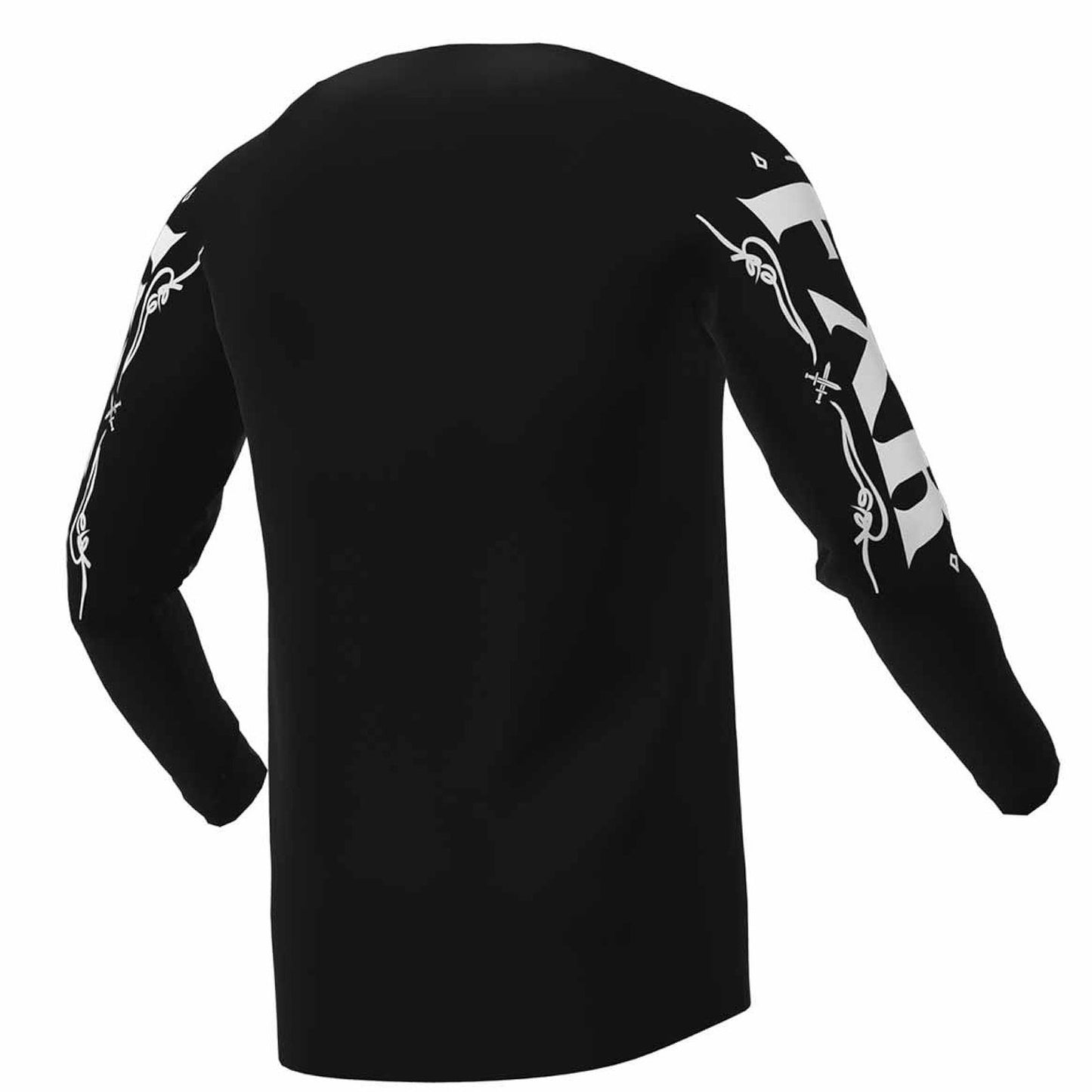 FXR Clutch Motocross Jersey 23 Black White