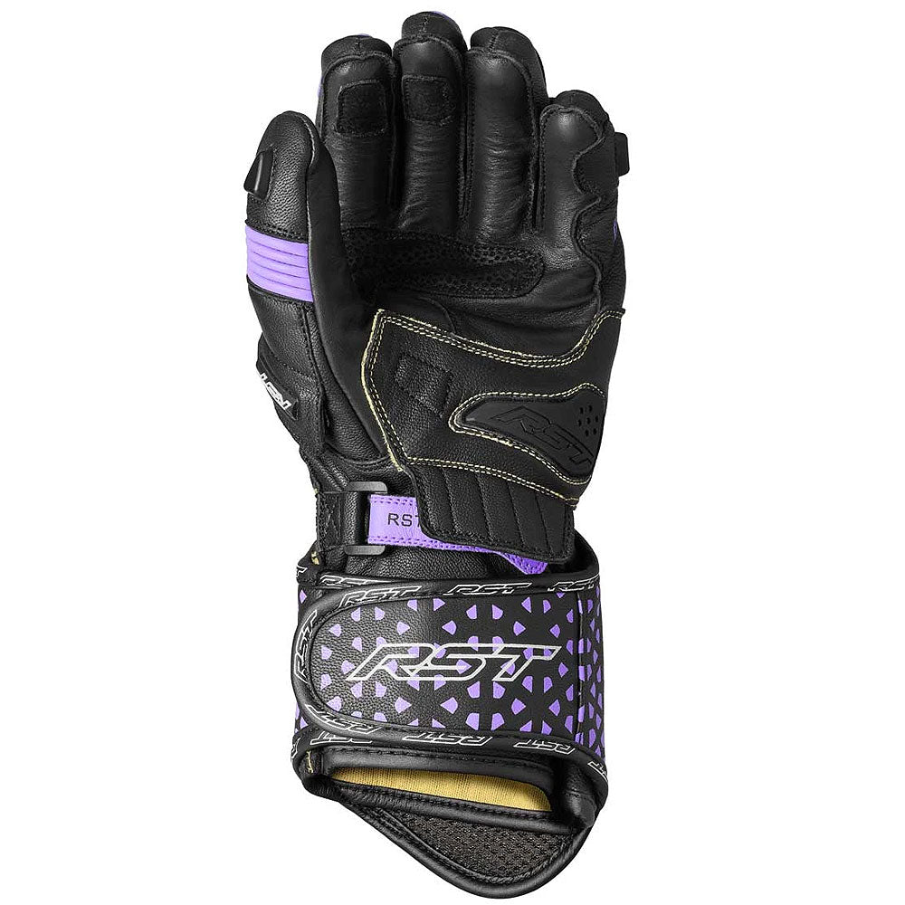 RST Tractech Evo 4 CE Ladies Gloves Black Fushia Grey