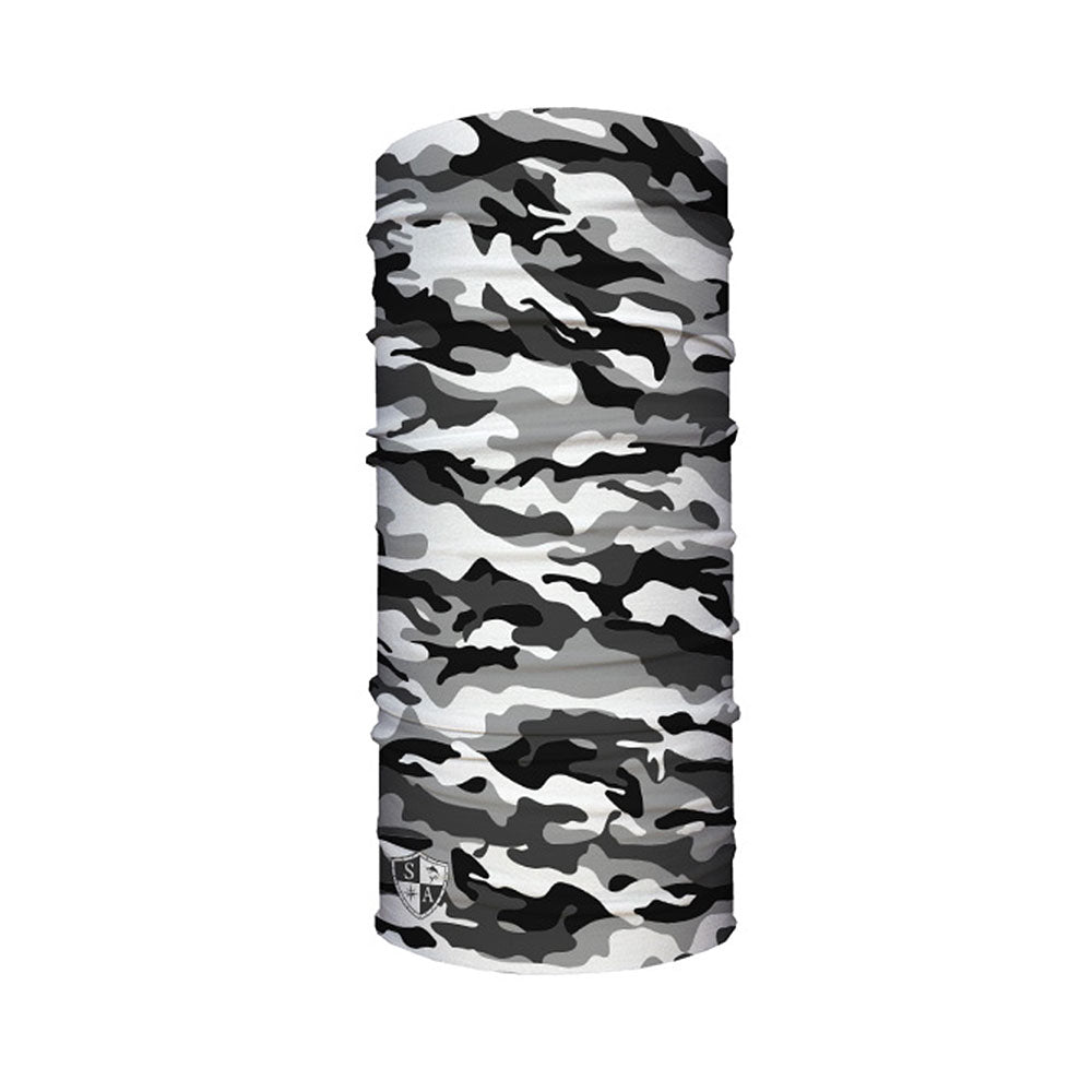 Wood Snow Camo Neck Tube Shield