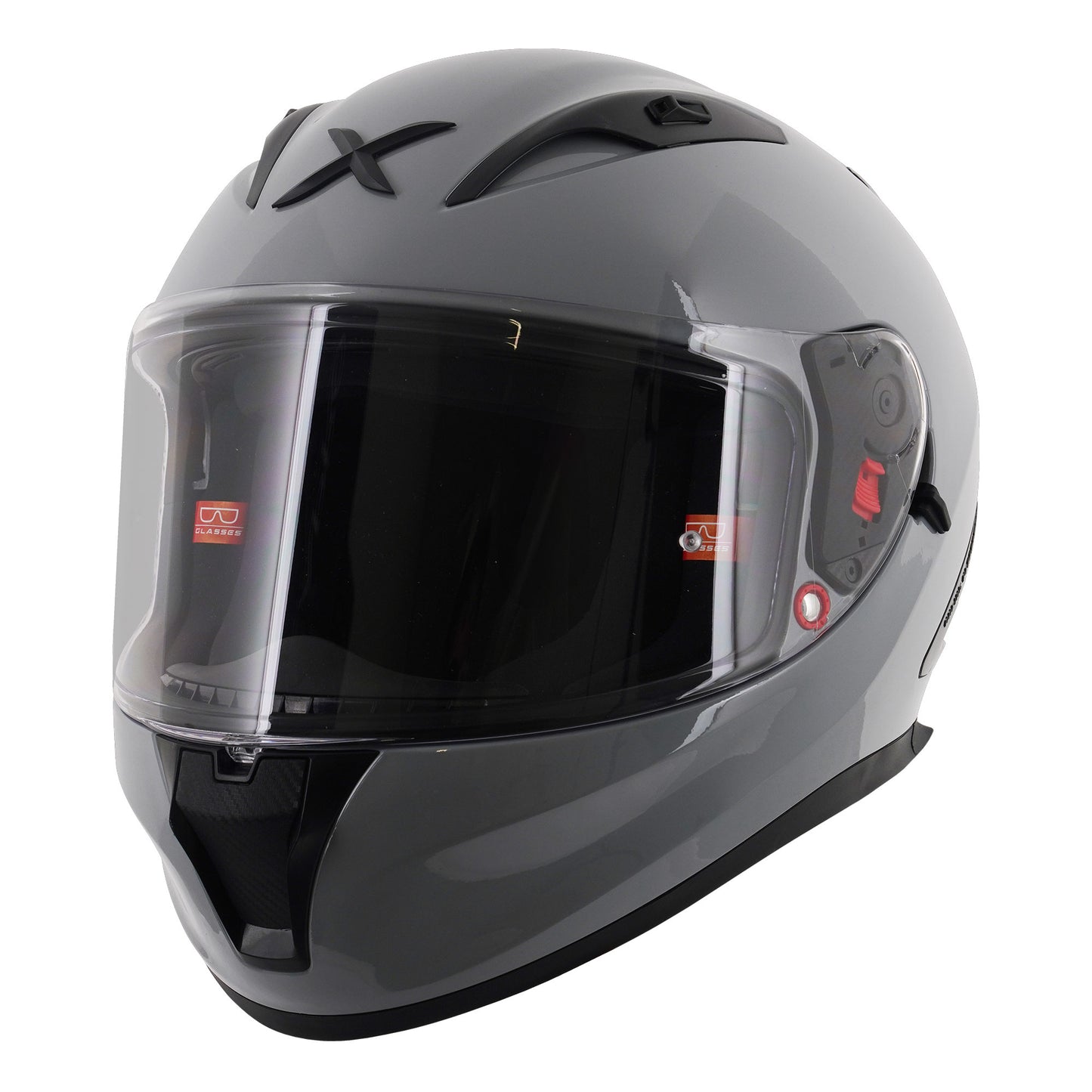 Axor Street Nardo Grey Gloss Full Face Helmet