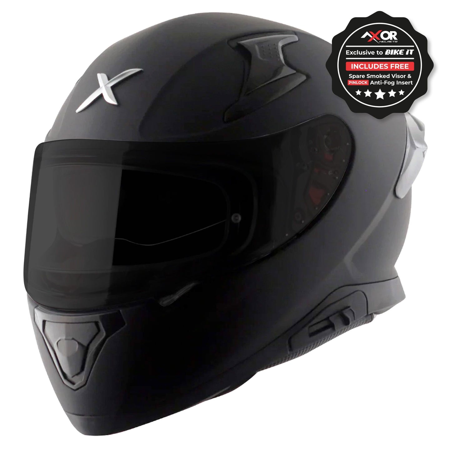 Axor Apex Matt Black Full Face Helmet